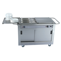 BM20MSF General Purpose Bain Marie Hot Cupboard with Hinged Top