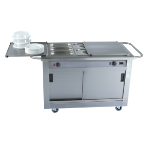 BM30MSF General Purpose Bain Marie Hot Cupboard with Hinged Top