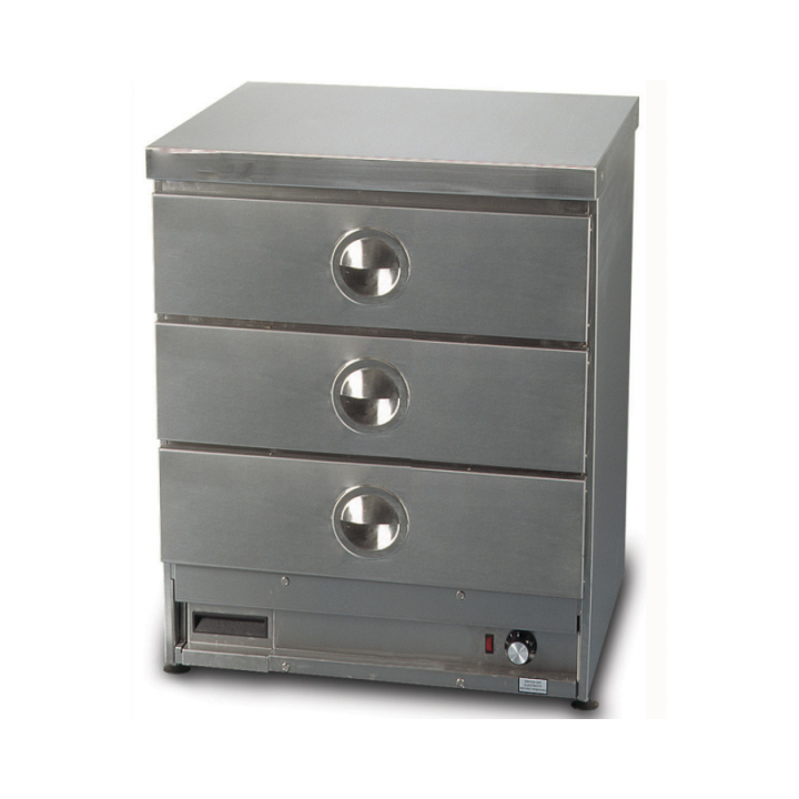 HD60RU Heated Slide Under 3 Drawer Unit