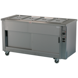 SCEP16DZ Heavy Duty Wet / Dry Heat Pass Through Bain Marie Hot Cupboard