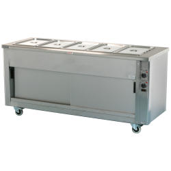 SCEP19DZ Heavy Duty Wet / Dry Heat Pass Through Bain Marie Hot Cupboard