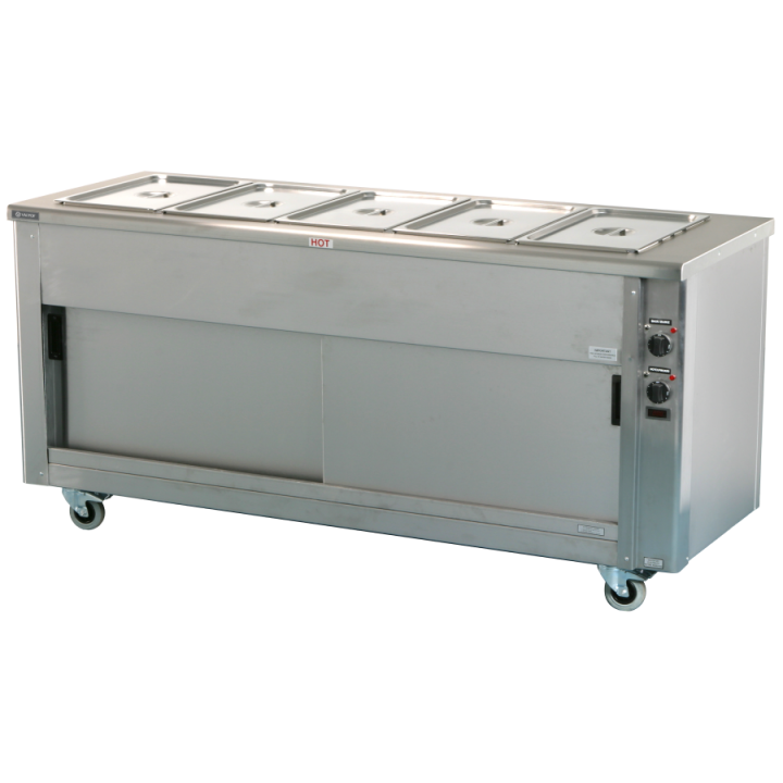 SCEP19DZ Heavy Duty Wet / Dry Heat Pass Through Bain Marie Hot Cupboard