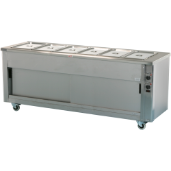 SCEP22DZ Heavy Duty Wet / Dry Heat Pass Through Bain Marie Hot Cupboard