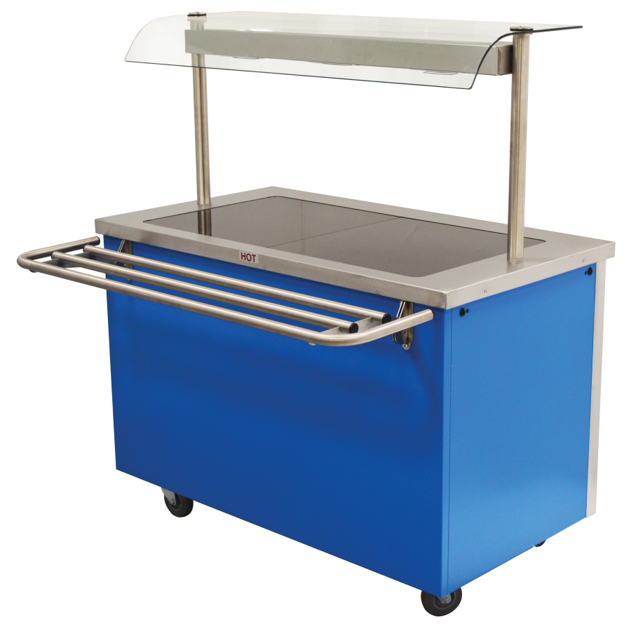 JGT40 Jamaican Glass Top Hot Cupboard