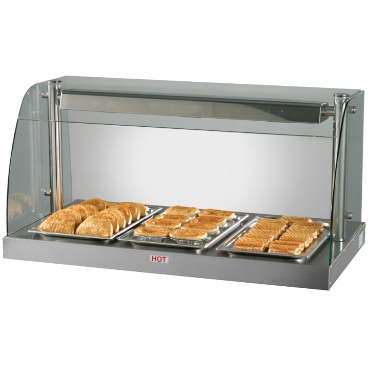 MHPL4 Heated Stainless Steel Deli Topper