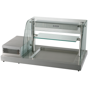 MRGL2 Refrigerated One Tier Stainless Steel Deli Topper