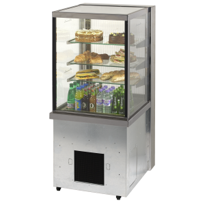 SMR65ECT Optimax Square Enclosed Front Refrigerated Retail Display