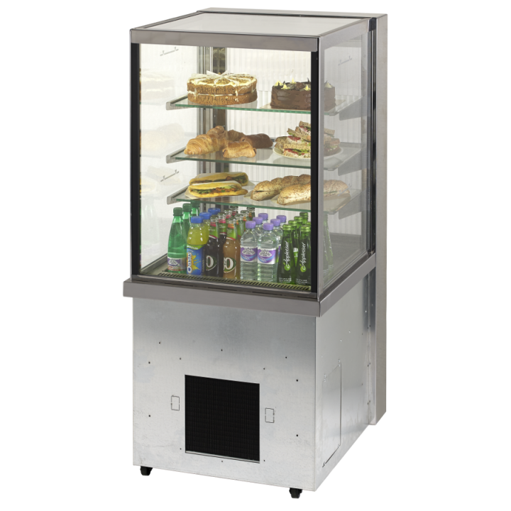 SMR65ECT Optimax Square Enclosed Front Refrigerated Retail Display