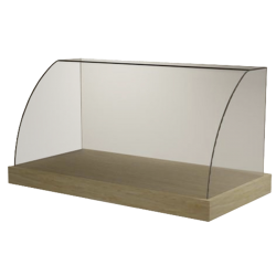 VIC02 Curved Glass Ambient Cake Display