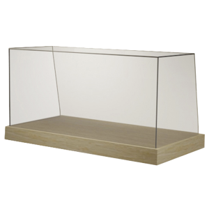 VIC01SQ Square Glass Ambient Cake Display