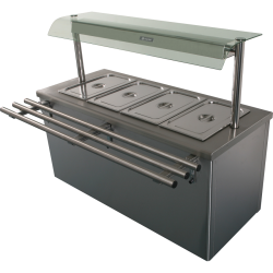 CARIB2.412 Caribbean Bain Marie Hot Cupboard