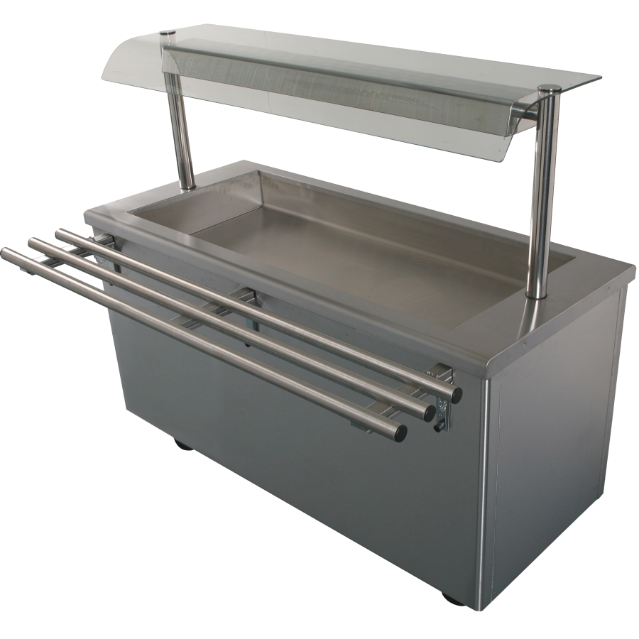 CARIB7.116 Caribbean Ice / Eutectic Cooled Refrigerated Well