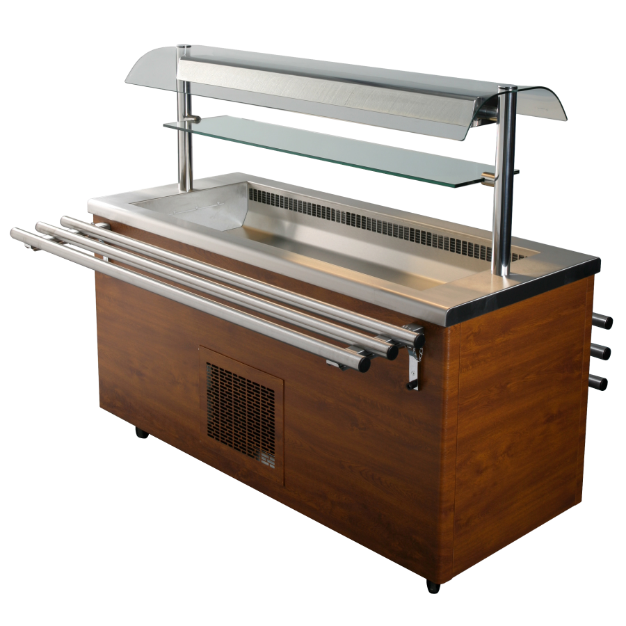 CARIB72.216 Caribbean Blown Air Refrigerated Island Well