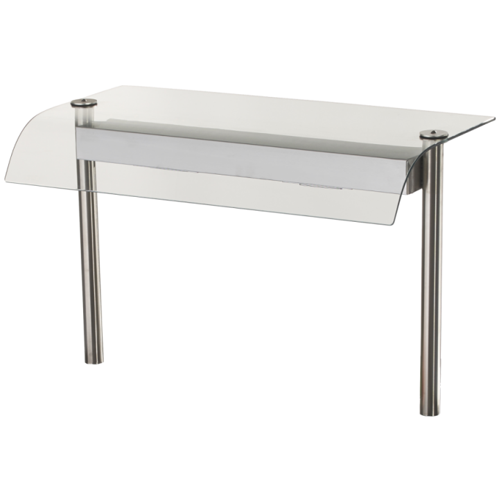 GANCG Curved Glass Quartz Heated Sneeze Screen