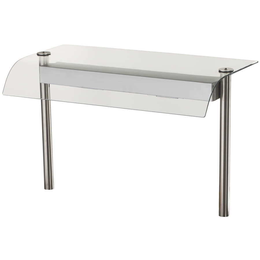 GANCG Curved Glass Quartz Heated Sneeze Screen