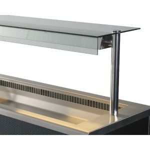 GANFGS Flat Glass Quartz Heated Sneeze Screen