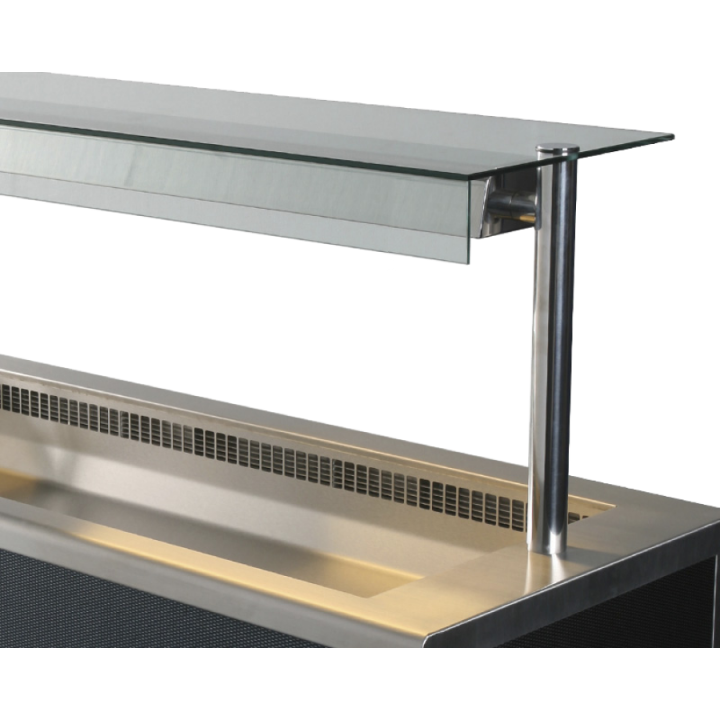 GANFGC Flat Glass Quartz Heated Sneeze Screen