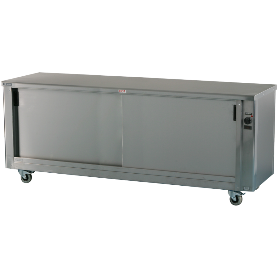 PEER22DZ Heavy Duty Plain Top Pass Through Hot Cupboard