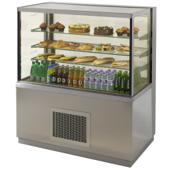 SMR130ECT Optimax Square Enclosed Front Refrigerated Retail Display