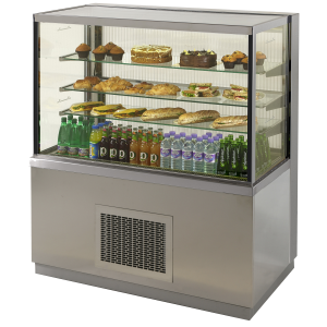 SMR130ECT Optimax Square Enclosed Front Refrigerated Retail Display